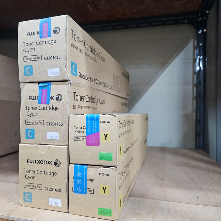 제록스 정품 DC-Ⅳ C2260/C2263/C2265 루키 토너 Y,M (CT201435, CT201437) 이미지