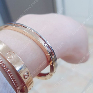 18k 삼색뱅글팔찌팝니다 6.4돈 이미지