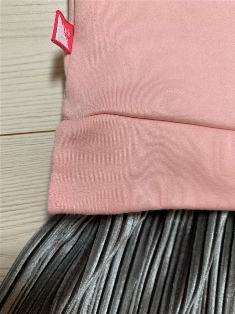 120-블랙야크 키즈 맨투맨롱티 (핑크) 이미지