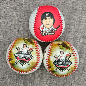 SK와이번스 로맥 100홈런 기념구/캐릭터 야구공 싸인볼