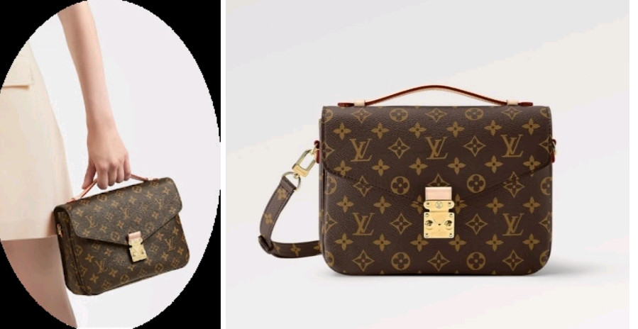 루이비통 모노그램 포쉐트 메티스 토트 숄더백 정품 이미지