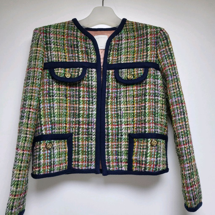 산드로 트위드 멀티 컬러 자켓--3