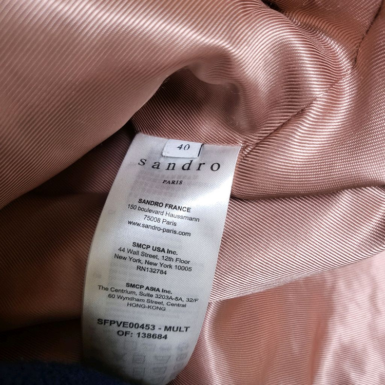 산드로 트위드 멀티 컬러 자켓--7