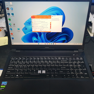 게이밍 노트북 부품용 한성 키보드 고장