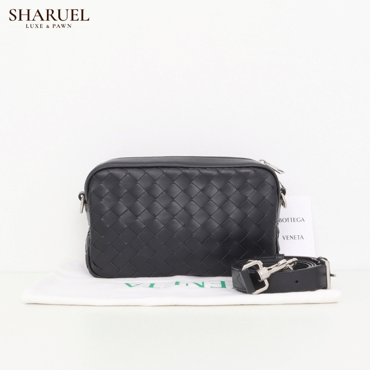 보테가베네타 스몰 인트레치아토 카메라백 755923 내장칩--0