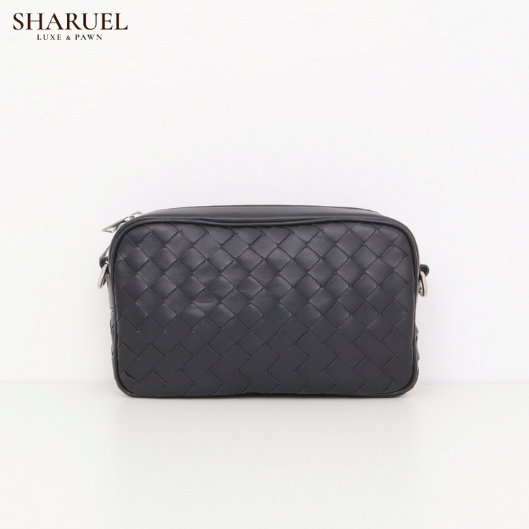 보테가베네타 스몰 인트레치아토 카메라백 755923 내장칩--2