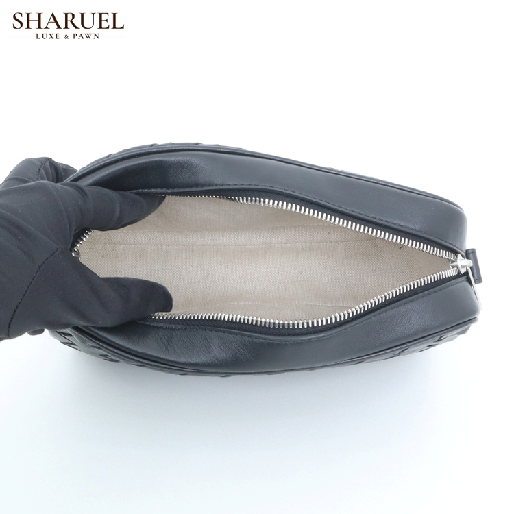 보테가베네타 스몰 인트레치아토 카메라백 755923 내장칩--5