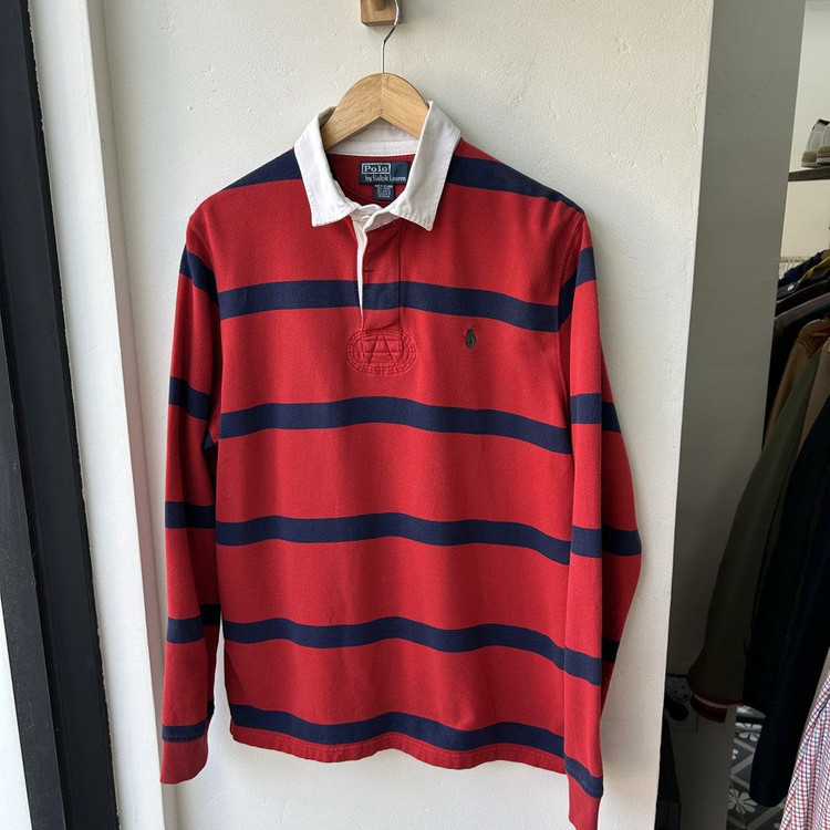 16305 - 폴로 랄프로렌 스트라이프 럭비티 이미지