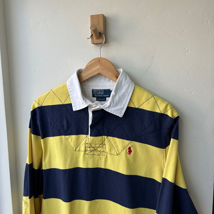 16304 - 폴로 랄프로렌 스트라이프 럭비티 이미지