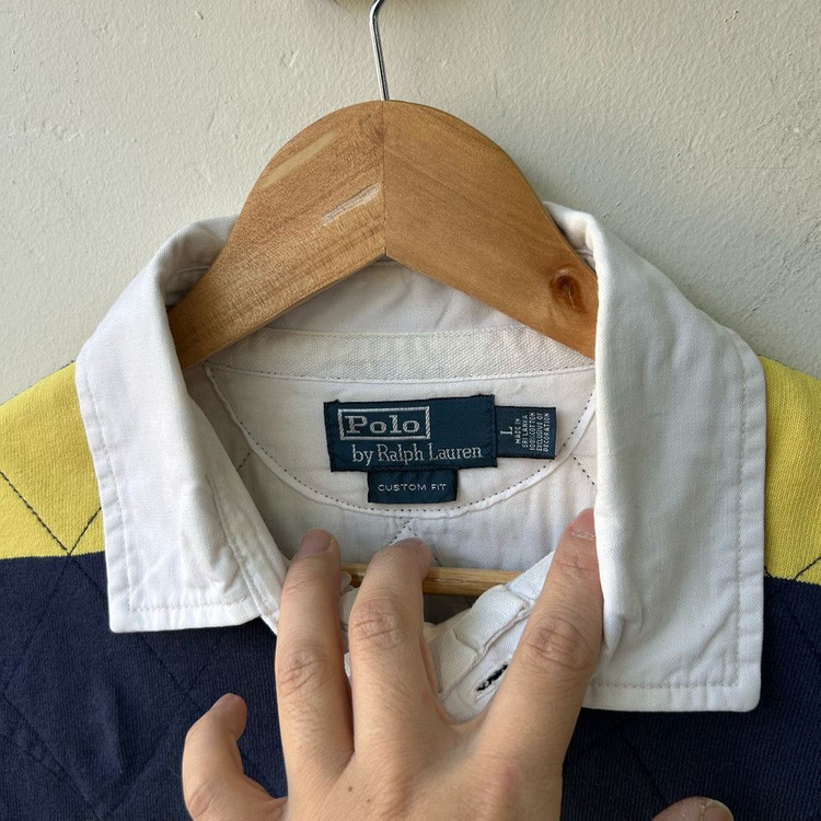 16304 - 폴로 랄프로렌 스트라이프 럭비티 이미지