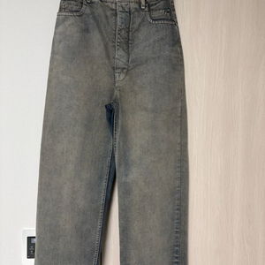 릭오웬스 다크 쉐도우 엔지니어드 워시드 크롭 데님 팬츠 27