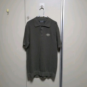 장미쉘바스키아 린넨 블렌디드 니트 반팔카라티셔츠(95),미사용/무배1.5 만원 이미지