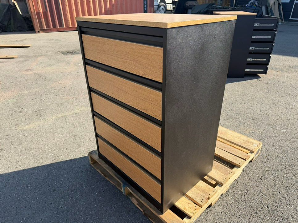 미군 강철 5단 서랍식 캐비넷 공구통 -5단서랍장---2