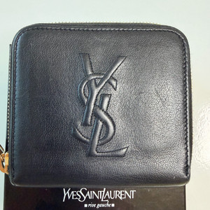 생로랑 지퍼 반지갑