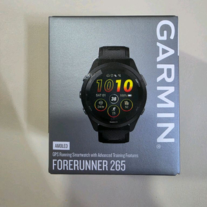 가민 포러너 265 블랙 미개봉 새상품