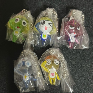 개구리 중사 케로로 구미 키링 투명 세트 이미지