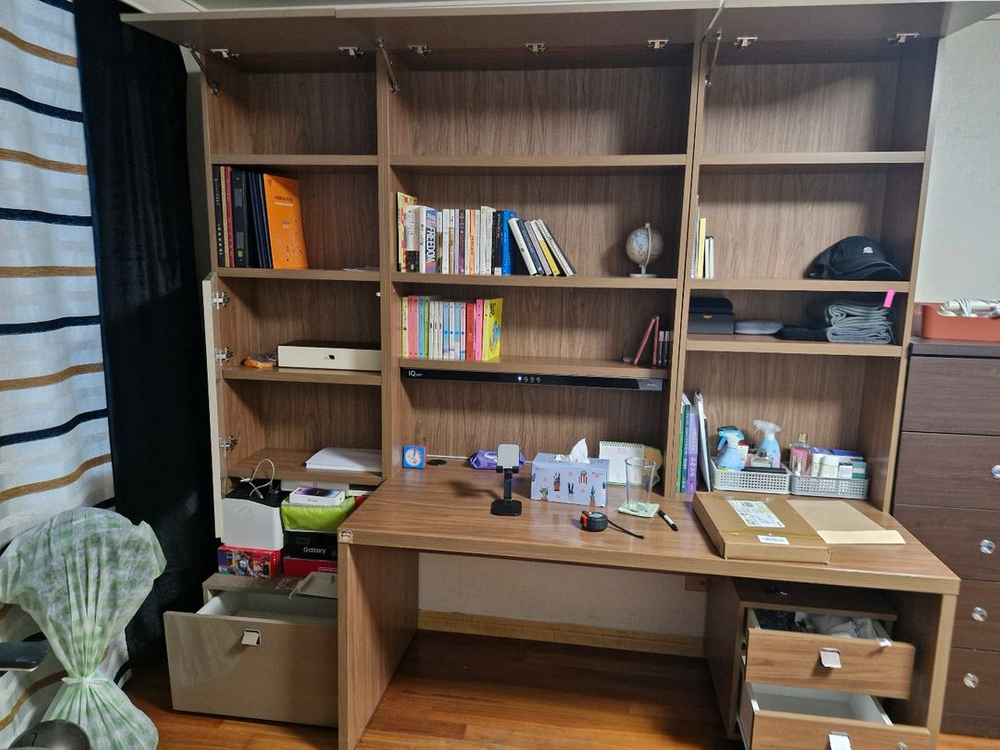 책상,책장 세트 이미지