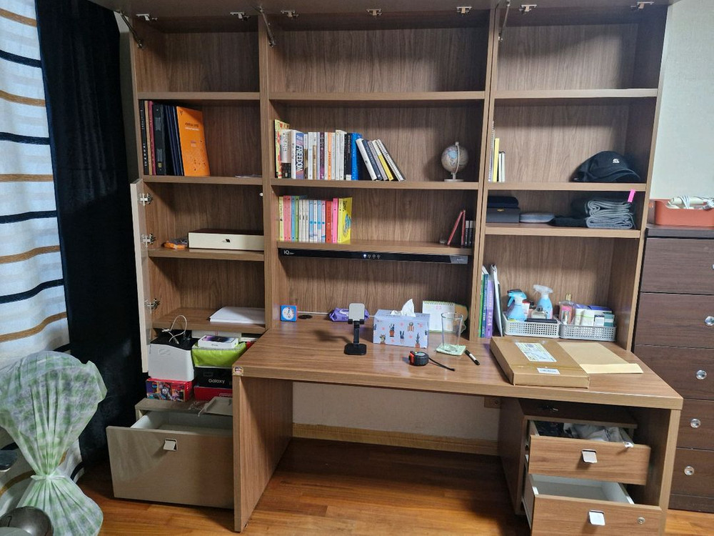 책상,책장 세트 이미지