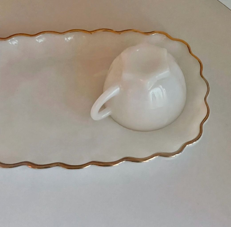 빈티지그릇) 빈티지앵커호킹 스낵세트, 앵커호킹 골든쉘 22k 이미지