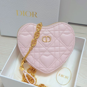 디올 카로 하트 체인백 마카롱핑크 / 풀구성 이미지