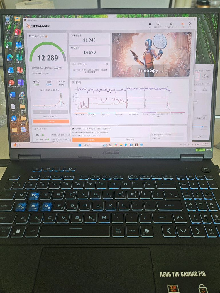 [신품급] ASUS TUF F16 (i7-14650HX/RTX5060) 16인치 고사양 게이밍 노트북 이미지