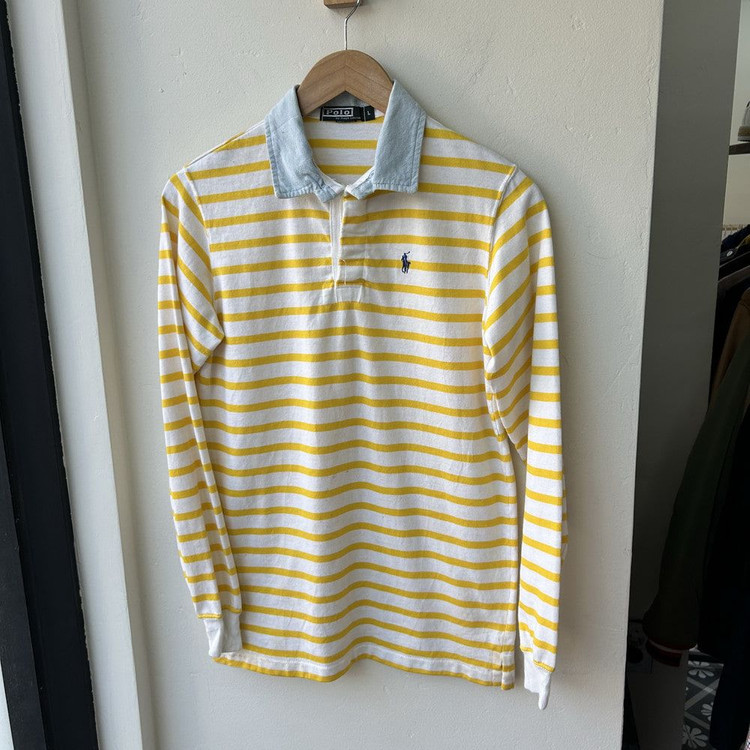 16302 - 폴로 랄프로렌 스트라이프 럭비티 이미지