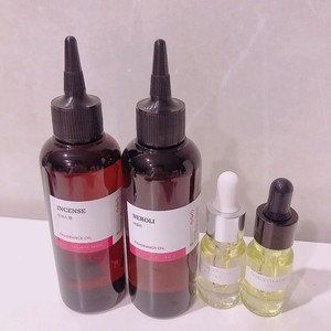 새상품 프래그런스 오일 4가지 향 100ml 2개 +10ml 2개 이미지