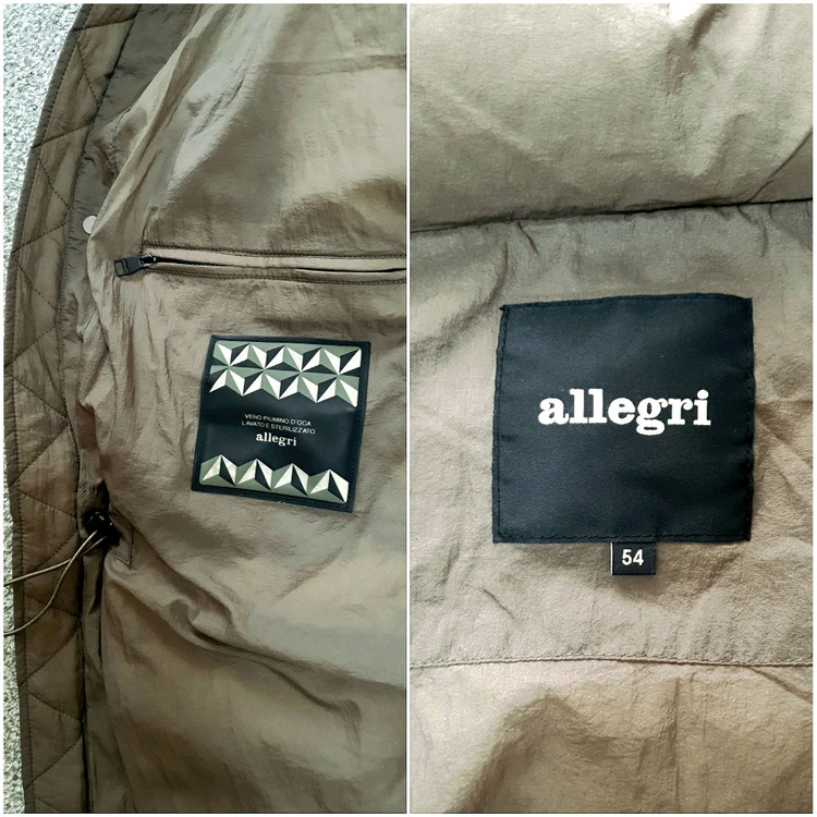 알레그리 에어다운 유로피안 나일론 구스패딩 판매해요 이미지