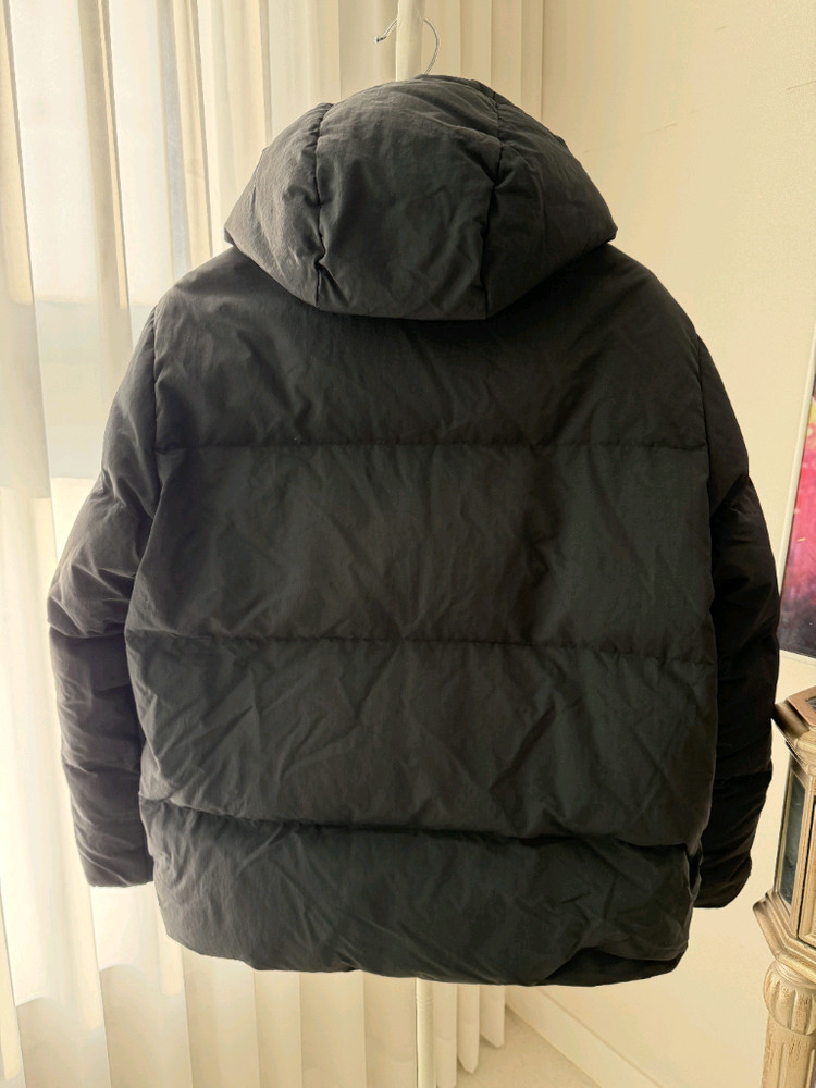 스노우피크snow peak 시티 캠퍼 후드 헤비 다운 자켓 L--2