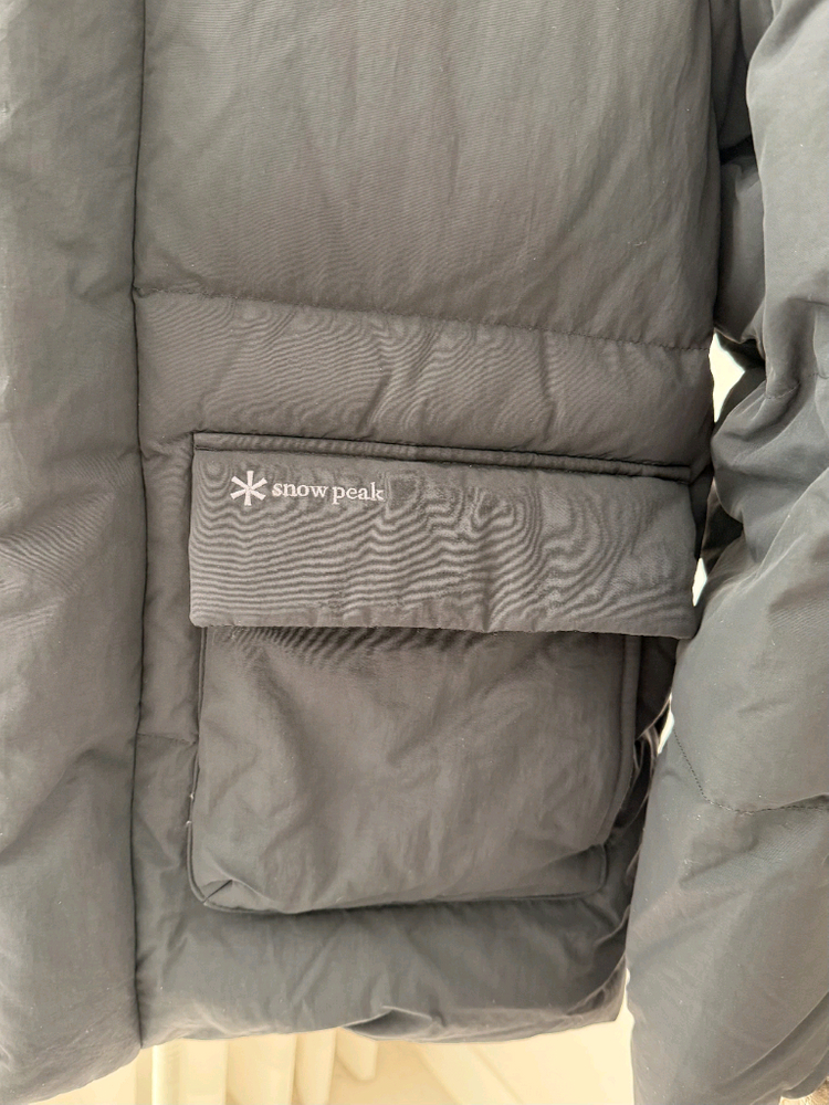 스노우피크snow peak 시티 캠퍼 후드 헤비 다운 자켓 L--6