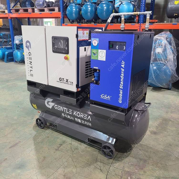 리퍼-5마력 500리터 콤프레샤 세트 오일프리(스크롤)--3