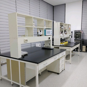 중앙 실험대 실험자재 실험실도구 실험실 실험대 책상 시약대 작업대 수납대
