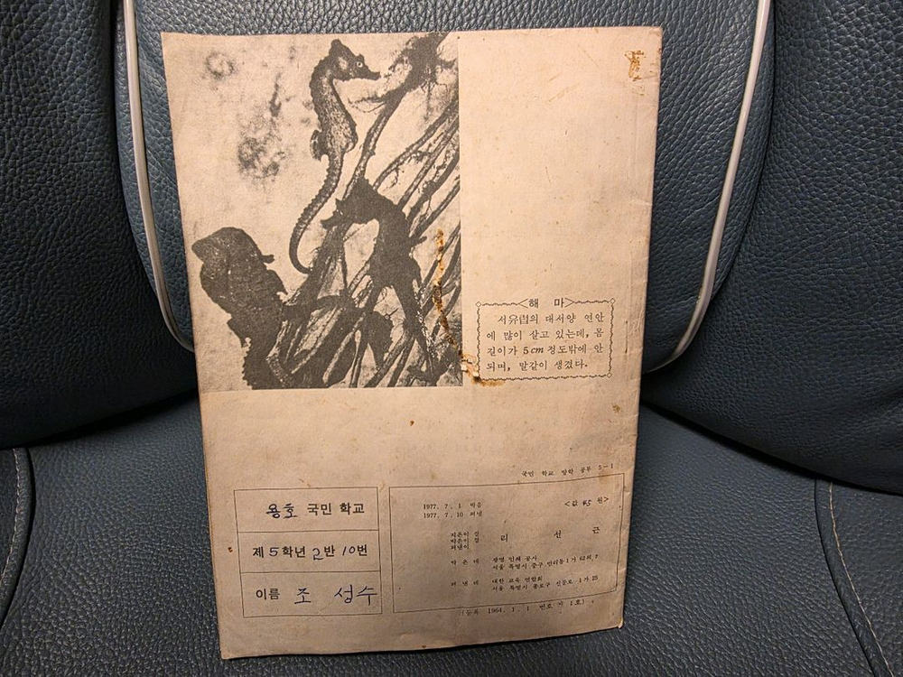 근대사, 국민학교 여름 방학공부, 1970년대--6