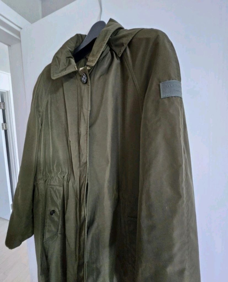 버버리 후드 트렌치 코트 UK10--5