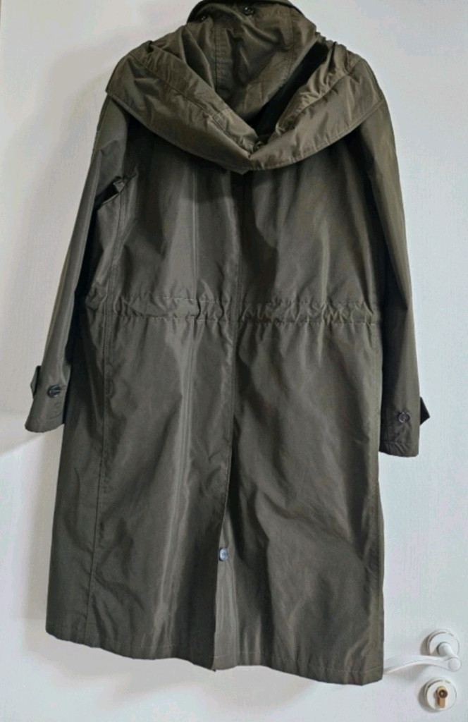 버버리 후드 트렌치 코트 UK10--7