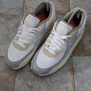 (255)나이키 에어맥스 90 프리미엄 페일 아이보리 스니커즈 운동화