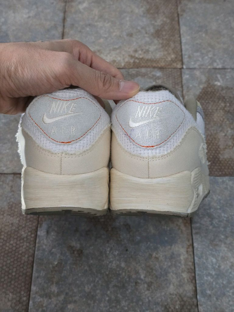 (255)나이키 에어맥스 90 프리미엄 페일 아이보리 스니커즈 운동화--6