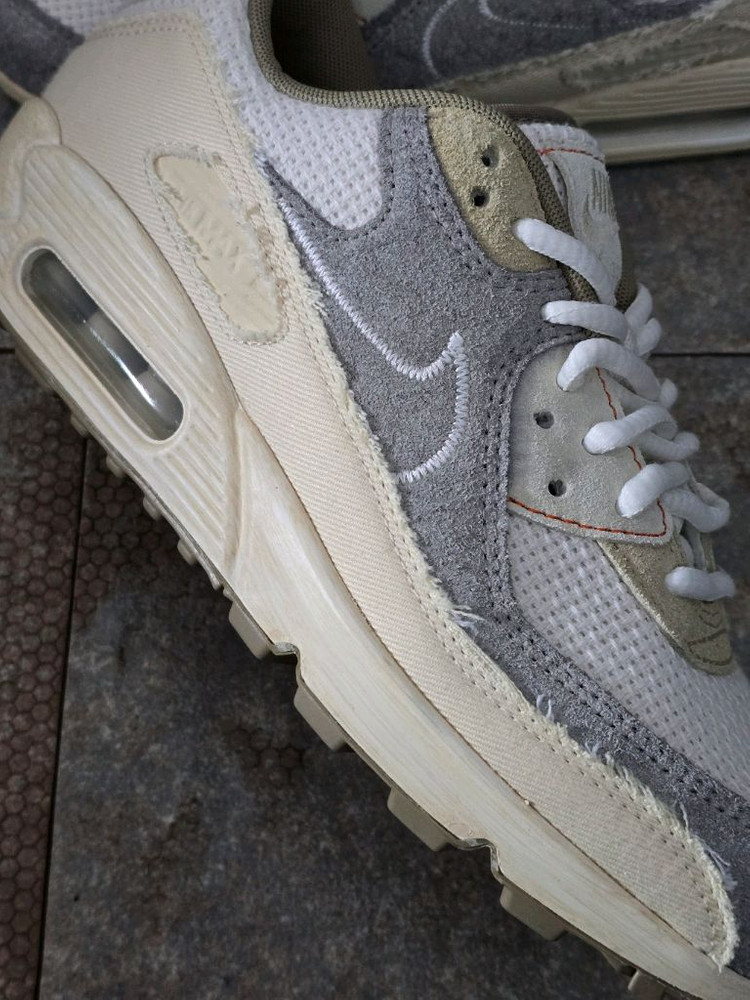 (255)나이키 에어맥스 90 프리미엄 페일 아이보리 스니커즈 운동화--8