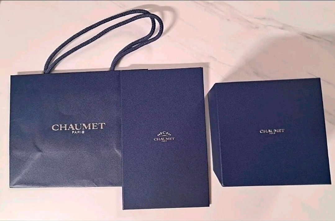 쇼메 Chaumet 시계케이스 박스 쇼핑백 보증서파일판 팝니다 (쿠션분실) 이미지