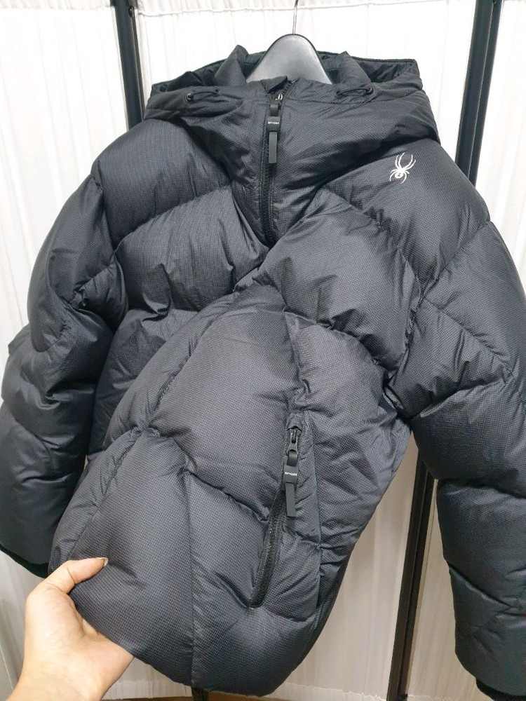 스파이더 여성 퍼피 덕다운 후드 패딩 점퍼/85/55--3