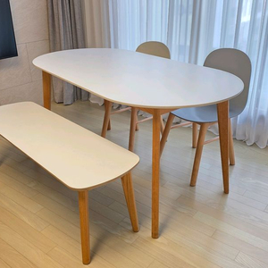 라움 엔젤 세라믹 식탁 1600 의자 벤치 세트