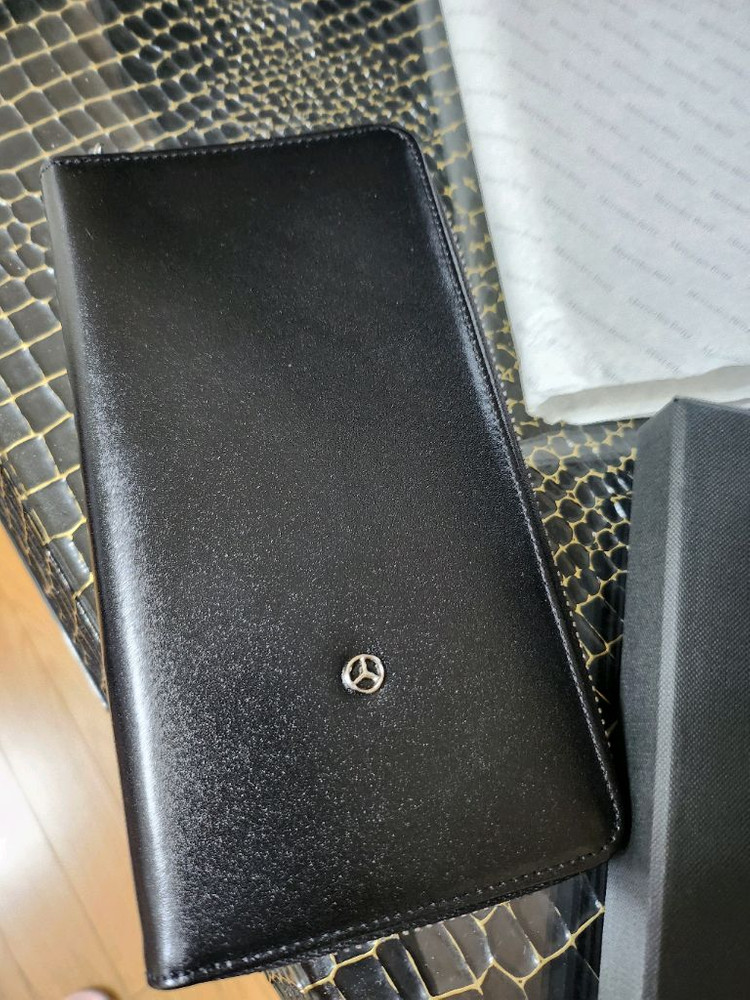 정품 벤츠 장지갑 새제품 레어템--1