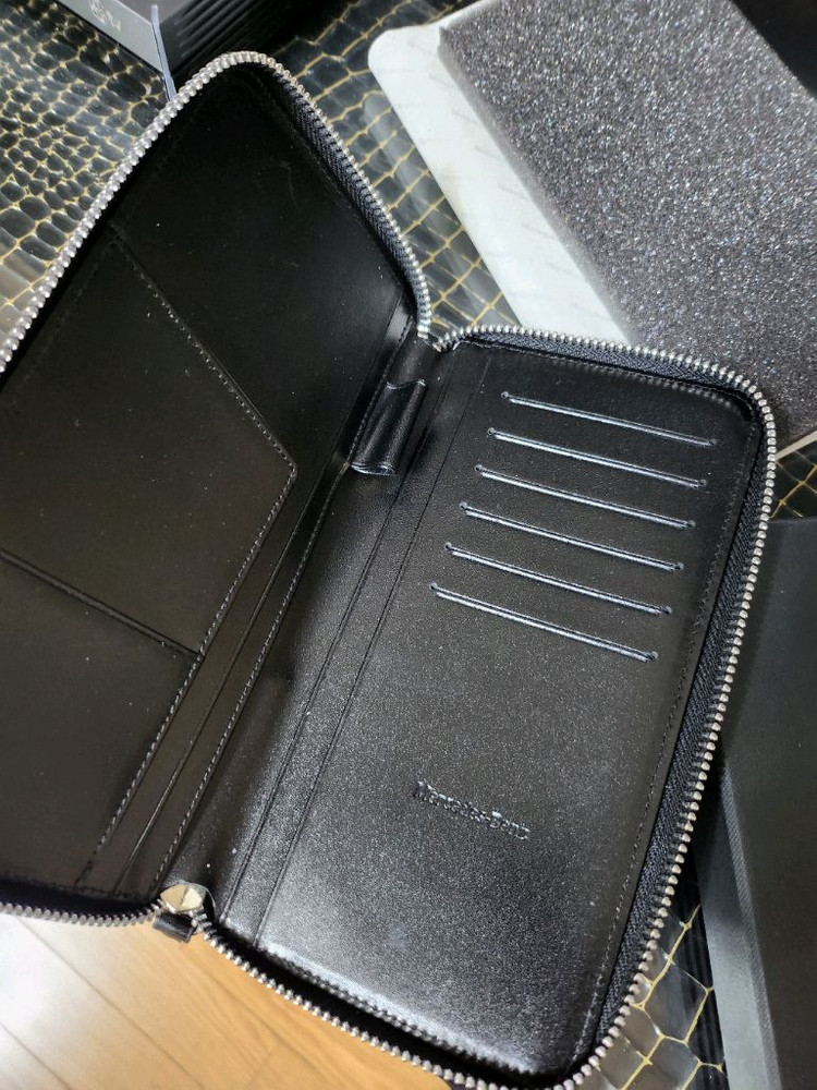 정품 벤츠 장지갑 새제품 레어템--5