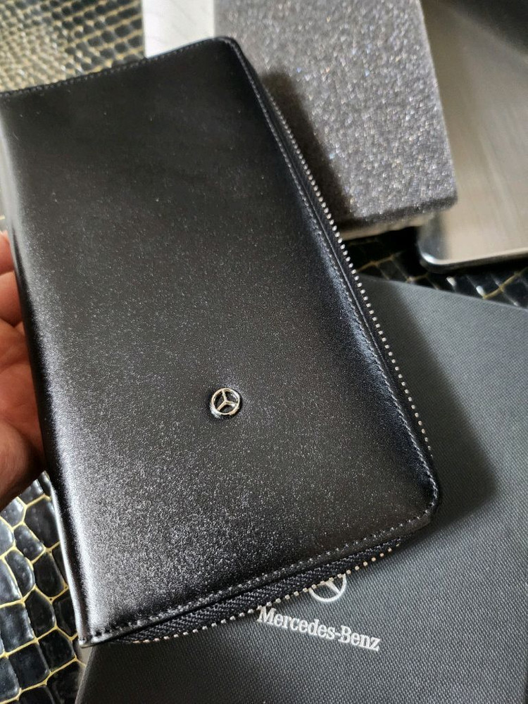 정품 벤츠 장지갑 새제품 레어템--7