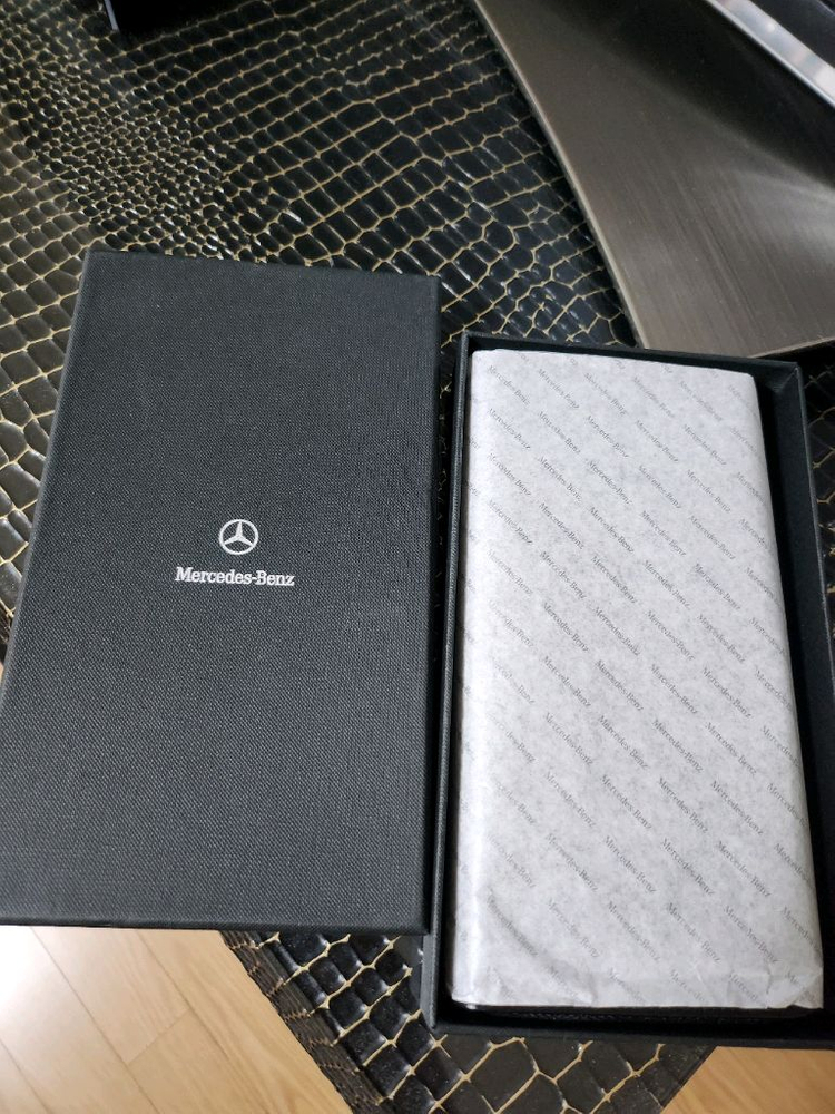 정품 벤츠 장지갑 새제품 레어템--9