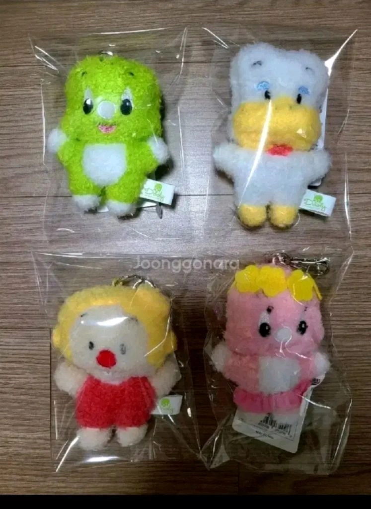 아기공룡 둘리 또치 도우너 공실이 인형 키링 가방고리 이미지