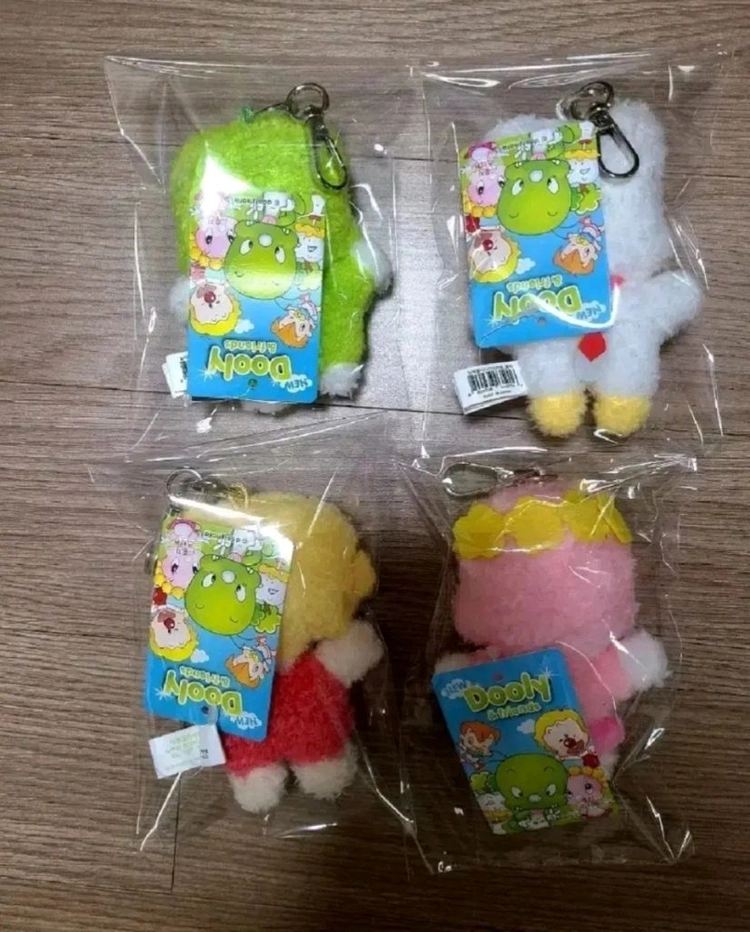 아기공룡 둘리 또치 도우너 공실이 인형 키링 가방고리 이미지