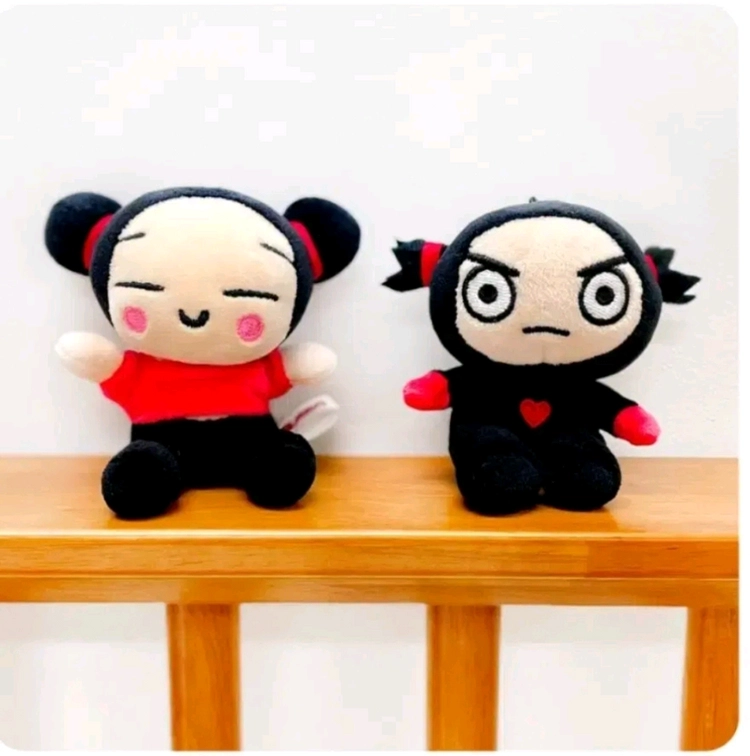 뿌까 가루 인형 키링 키홀더 가방고리 4종 9cm 이미지
