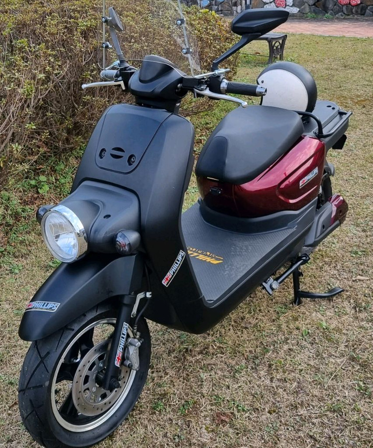 필립스 뉴비 전기스쿠터 삼성 72볼트 배터리 장착--5