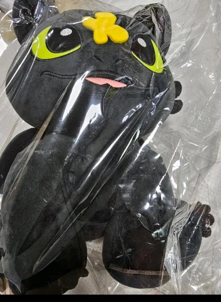드래곤길들이기 투슬리스 인형 45cm 대형인형 이미지